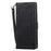 Retro Splicing Style Wallet Stand Flip Leather Case for  Samsung Galaxy Note20/Note20 5G - Black - 4