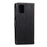 Retro Splicing Style Wallet Stand Flip Leather Case for  Samsung Galaxy Note20/Note20 5G - Black - 5