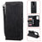 Retro Splicing Style Wallet Stand Flip Leather Case for Samsung Note 20 Ultra / Note 20 Ultra 5G - Black - 1