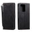 Retro Splicing Style Wallet Stand Flip Leather Case for Samsung Note 20 Ultra / Note 20 Ultra 5G - Black - 2