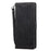 Retro Splicing Style Wallet Stand Flip Leather Case for Samsung Note 20 Ultra / Note 20 Ultra 5G - Black - 4