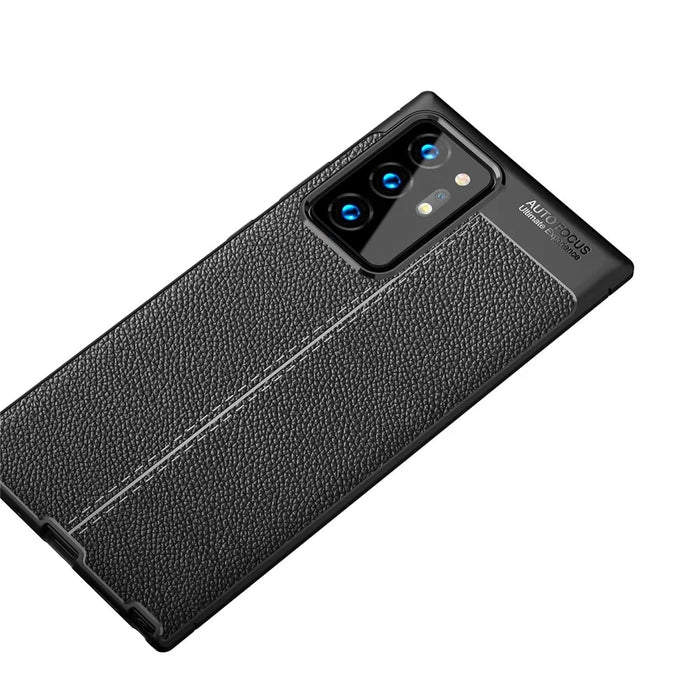 Litchi Texture TPU Phone Shell for Samsung Galaxy Note 20 Ultra / Note 20 Ultra 5G - Black - 2