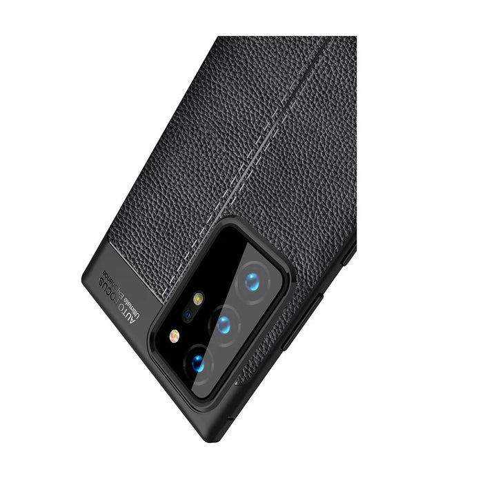 Litchi Texture TPU Phone Shell for Samsung Galaxy Note 20 Ultra / Note 20 Ultra 5G - Black - 5