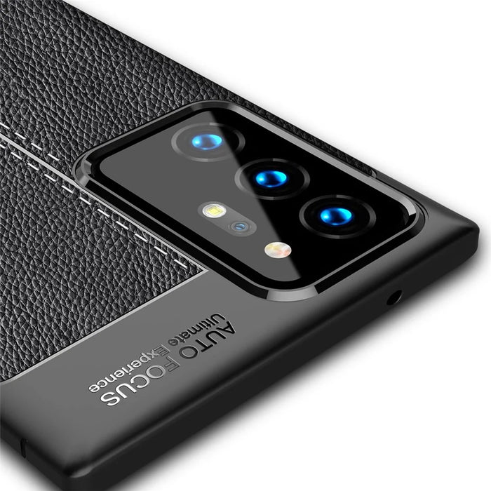 Litchi Texture TPU Phone Shell for Samsung Galaxy Note 20 Ultra / Note 20 Ultra 5G - Black - 6