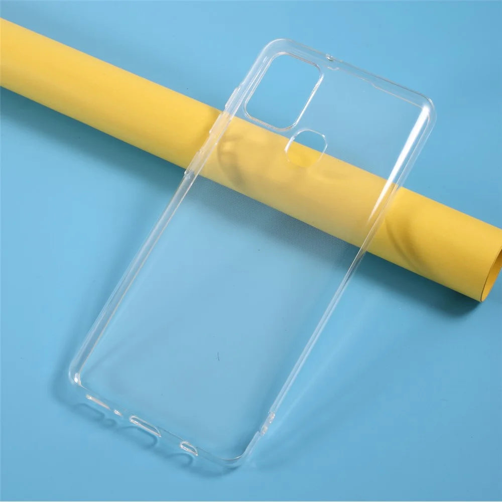 Shockproof Clear TPU Back Case for Samsung Galaxy A21s Flexible Shock-Proof Phone Cover - 2