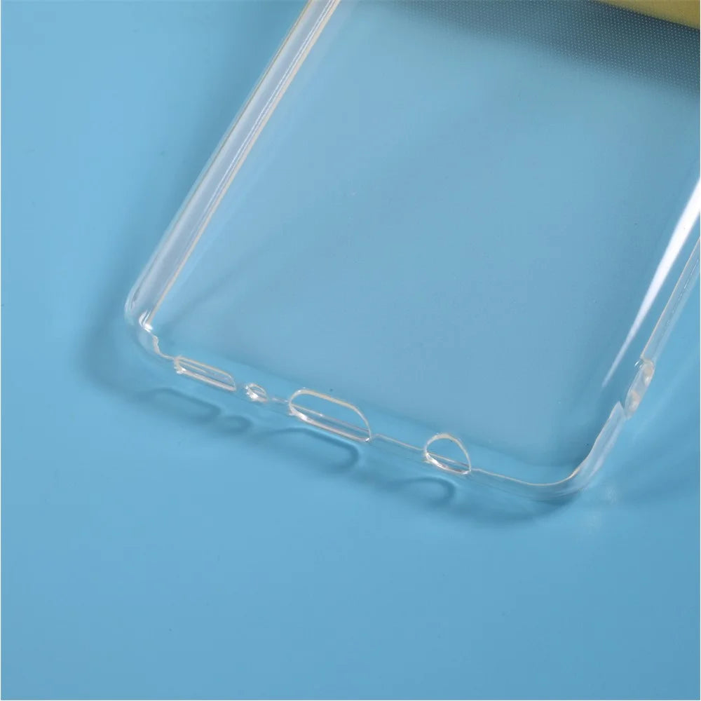 Shockproof Clear TPU Back Case for Samsung Galaxy A21s Flexible Shock-Proof Phone Cover - 4
