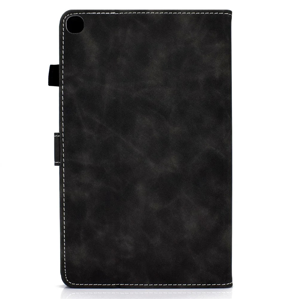 Stand Leather Card Holder Case for Samsung Galaxy Tab S6 Lite (2020) P615 P610 / (2022) / (2024) - Black - 3