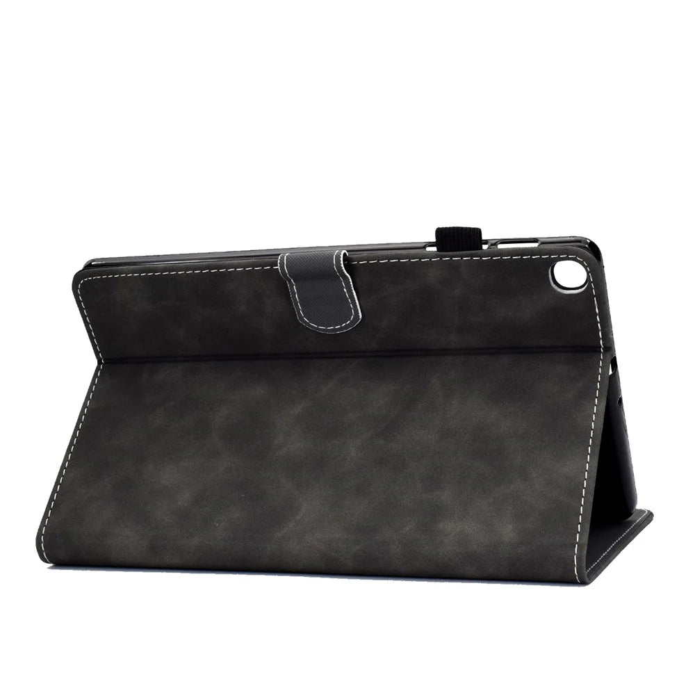 Stand Leather Card Holder Case for Samsung Galaxy Tab S6 Lite (2020) P615 P610 / (2022) / (2024) - Black - 5