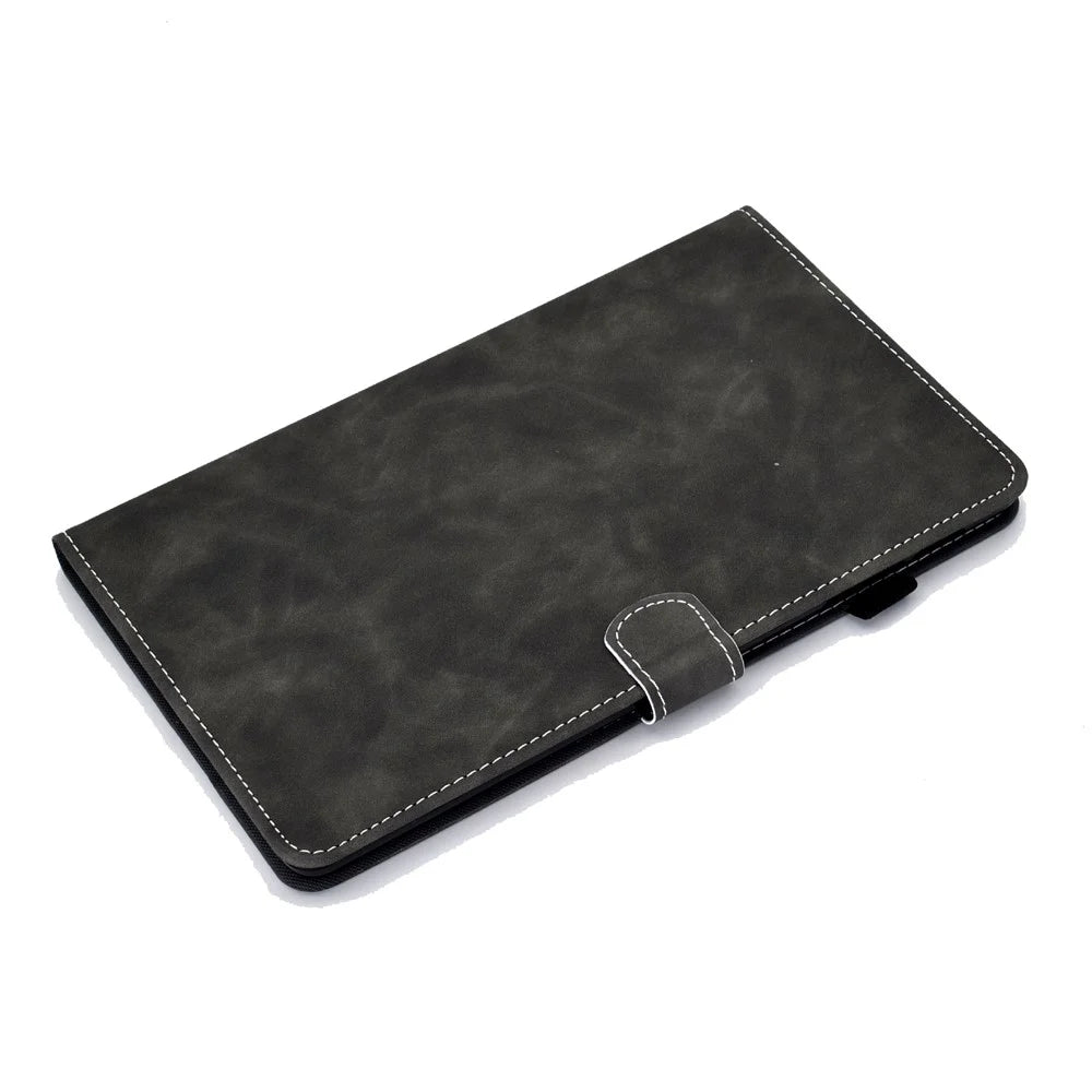 Stand Leather Card Holder Case for Samsung Galaxy Tab S6 Lite (2020) P615 P610 / (2022) / (2024) - Black - 6