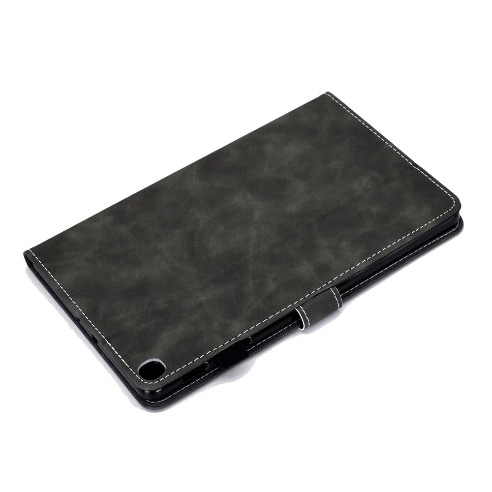 Stand Leather Card Holder Case for Samsung Galaxy Tab S6 Lite (2020) P615 P610 / (2022) / (2024) - Black - 7