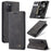 CASEME 013 Series Cover Auto-absorbed Leather Wallet Case for Samsung Galaxy A41 (Global Version) - Black - 1