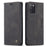 CASEME 013 Series Cover Auto-absorbed Leather Wallet Case for Samsung Galaxy A41 (Global Version) - Black - 2