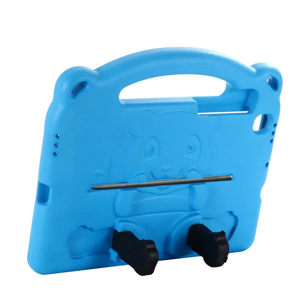 Panda Style Shockproof Kickstand EVA Tablet Case for Samsung Galaxy Tab S6 Lite (2024) / S6 Lite (2022) / S6 Lite (2020) - Blue - 4