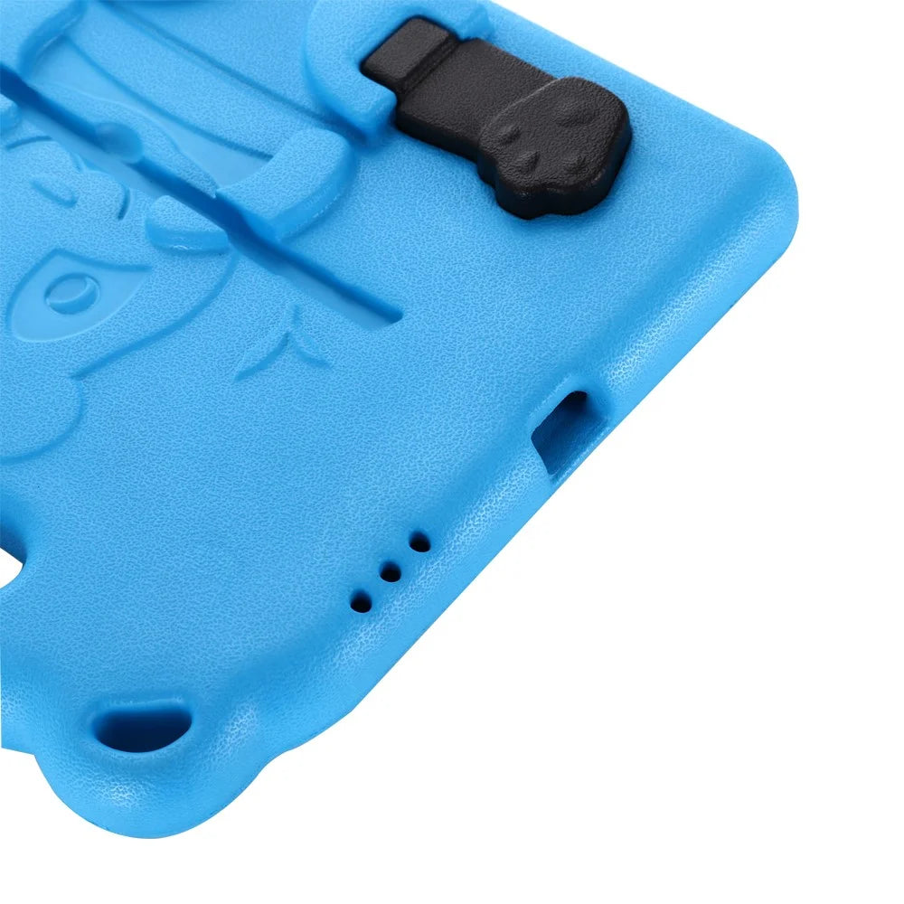 Panda Style Shockproof Kickstand EVA Tablet Case for Samsung Galaxy Tab S6 Lite (2024) / S6 Lite (2022) / S6 Lite (2020) - Blue - 7