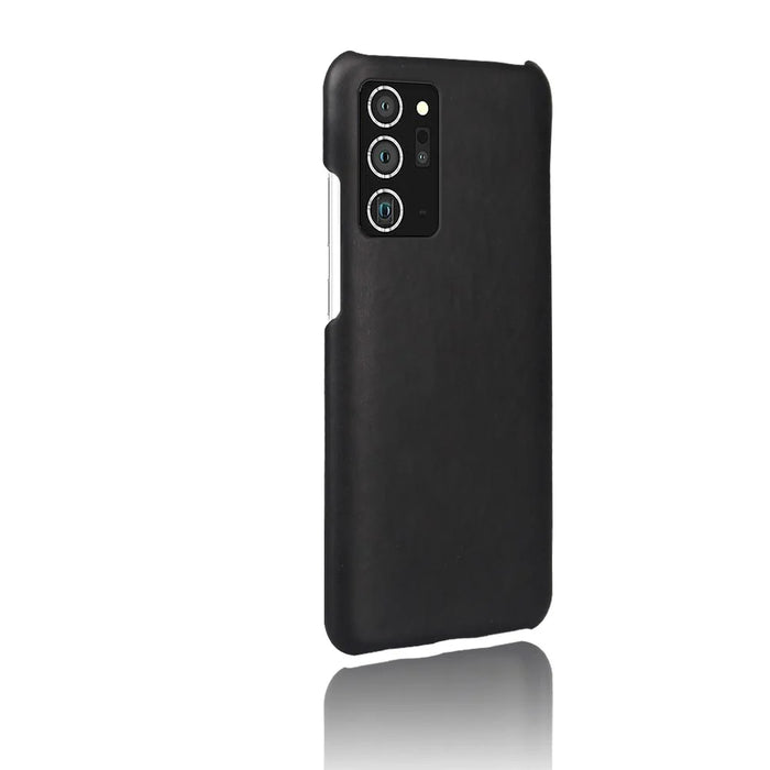 Crazy Horse Skin PU Leather Coated PC Shell Hard Case for Samsung Galaxy Note20 / Note20 5G - Black - 4