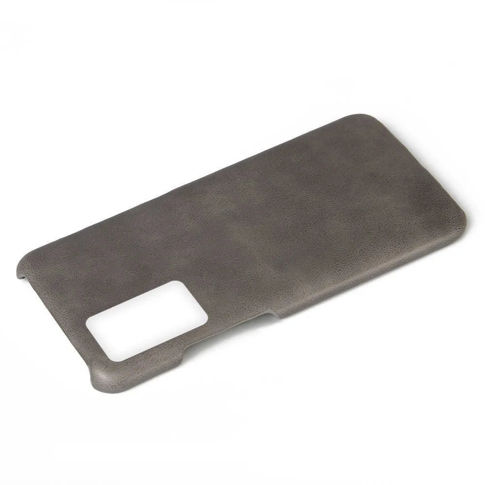 Crazy Horse Skin PU Leather Coated PC Cover Hard Case for Samsung Galaxy Note20 Ultra / 20 Ultra 5G - Grey - 2