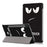 Pattern Printing Tri-fold Stand Leather Smart Case for Samsung Galaxy Tab S7 T870 T875 / Tab S8 - Do not Touch Me - 1