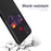 Card Holder Cloth + PU Leather Coated PC Protection Cover for Samsung Galaxy A21s - Black - 3