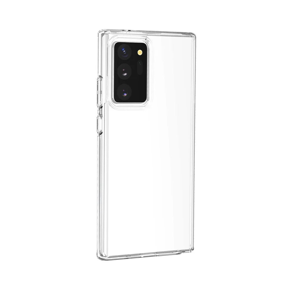Glittery Powder PC TPU Hybrid Phone Case Covering for Samsung Galaxy Note 20 Ultra / Note 20 Ultra 5G - Transparent - 2