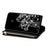 Glittery Starry Style Laser Carving Leather Unique Shell for Samsung Galaxy A31 - Black - 3