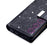 Glittery Starry Style Laser Carving Leather Unique Shell for Samsung Galaxy A31 - Black - 6