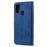 Zipper Pocket Leather Wallet Stand Case for Samsung Galaxy M21 / M30s - Blue - 3