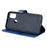 Zipper Pocket Leather Wallet Stand Case for Samsung Galaxy M21 / M30s - Blue - 7