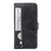 Zipper Pocket Leather Wallet Stand Case for Samsung Galaxy M31 - Black - 2