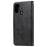 Zipper Pocket Leather Wallet Stand Case for Samsung Galaxy M31 - Black - 4