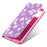 Daisy Pattern Flash Powder Card Holder Flip Leather Phone Case for Samsung Galaxy A21s - Purple - 6