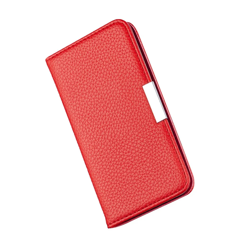 Retro Case Litchi Skin Leather Stand Cover with Card Slots for Samsung Galaxy S20 Plus/S20 Plus 5G  - Red - 5