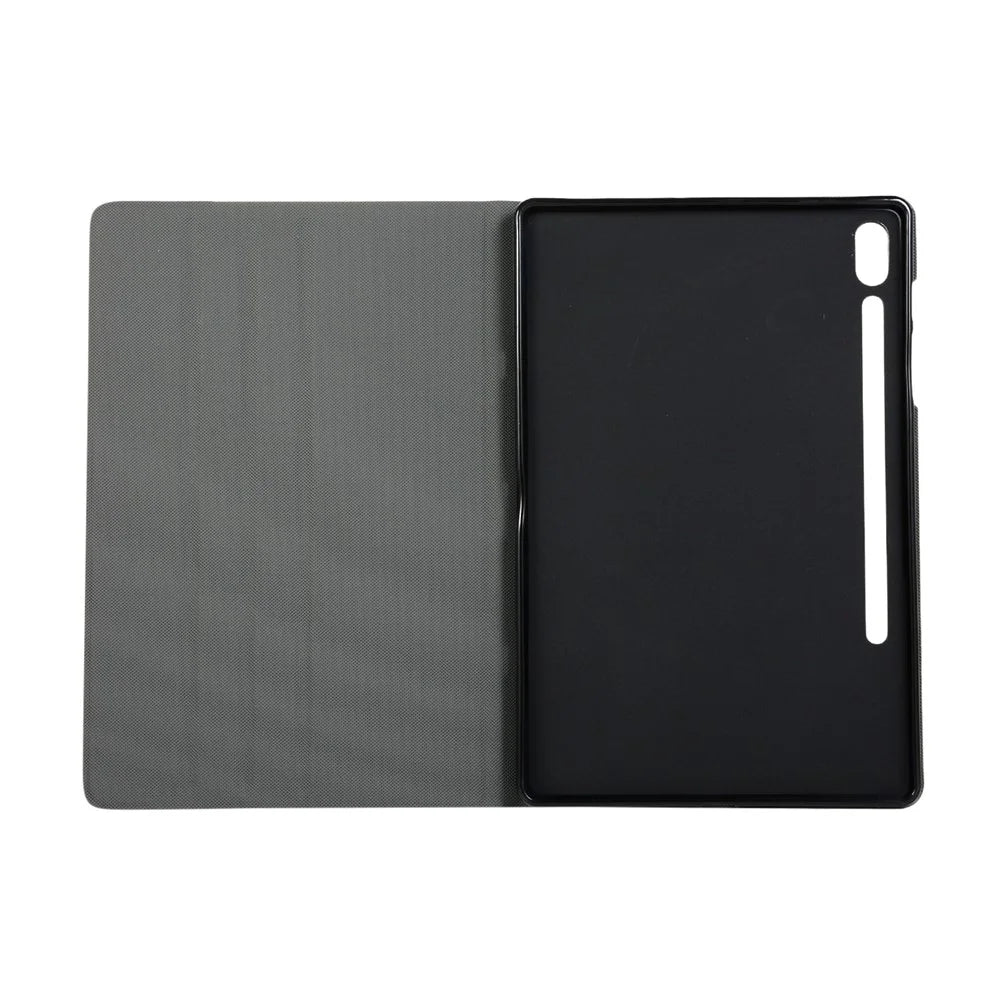 PU Leather Stand Tablet Protective Cover for Samsung Galaxy Tab S7 T870 T875 / S8 - Gold - 3