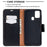Litchi Skin Wallet Leather Stand Case for Samsung Galaxy A21s - Black - 7