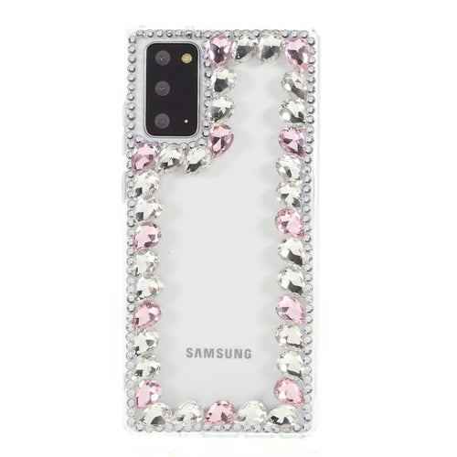 Crystal Rhinestone Decoration TPU Case for Samsung Galaxy Note20 Ultra/Note20 Ultra 5G - Pink - 1