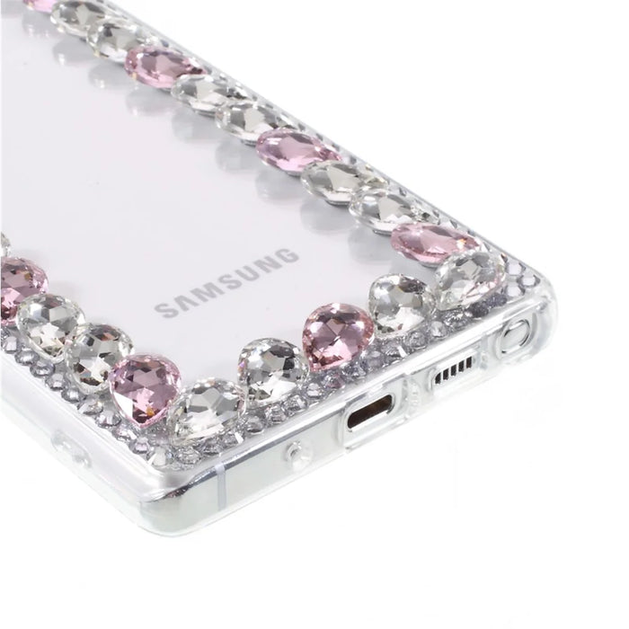 Crystal Rhinestone Decoration TPU Case for Samsung Galaxy Note20 Ultra/Note20 Ultra 5G - Pink - 6