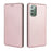 Carbon Fiber Auto-absorbed Leather Phone Shell for Samsung Galaxy Note20/Note20 5G - Rose Gold - 2