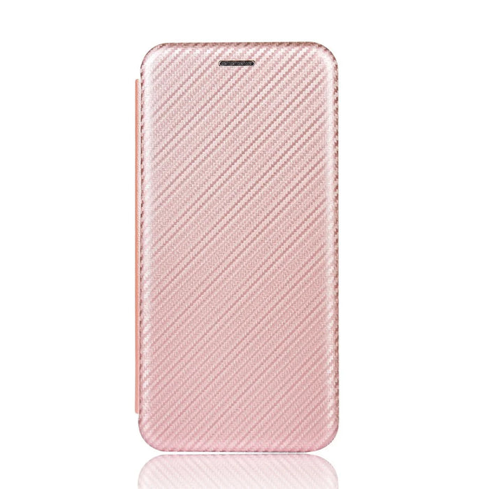 Carbon Fiber Auto-absorbed Leather Phone Shell for Samsung Galaxy Note20/Note20 5G - Rose Gold - 4