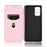 Carbon Fiber Auto-absorbed Leather Phone Shell for Samsung Galaxy Note20/Note20 5G - Rose Gold - 5
