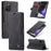 CASEME 013 Series Simplicity Auto-absorbed Leather Shell Wallet Case for Samsung Galaxy Note20/Note20 5G - Black - 1