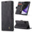 CASEME 013 Series Simplicity Auto-absorbed Leather Shell Wallet Case for Samsung Galaxy Note20/Note20 5G - Black - 2