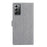 VILI DMK Cross Texture Double Magnetic Clasp Leather Wallet Covering Case for Samsung Galaxy Note20/Note20 5G - Grey - 6