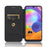 Carbon Fiber Skin Leather Auto-absorbed Shell for Samsung Galaxy A31 - Black - 5