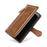 Zipper Pocket Wallet Leather Stand Case for Samsung Galaxy A51 SM-A515 - Brown - 5