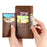 Zipper Pocket Wallet Leather Stand Case for Samsung Galaxy A51 SM-A515 - Brown - 6