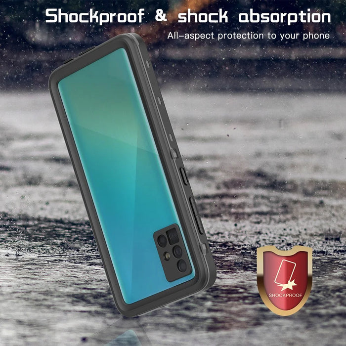 REDPEPPER IP68 Waterproof Drop-proof Dust-proof Shockproof Phone Cover for Samsung Galaxy A51 4G A515 - Blue - 3