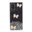 3D Butterfly Rhinestone Decor Epoxy TPU Case for Samsung Galaxy Note20 Ultra/Note20 Ultra 5G - Black - 1