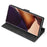 DG.MING Retro Leather Wallet Stand Cover for Samsung Galaxy Note20 Ultra/Note20 Ultra 5G - Black - 5