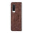 Litchi Skin Leather Coated PC Phone Back Shell for Samsung Galaxy Fold 4G / Fold 5G / W20 5G - Brown - 3