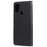 For Samsung Galaxy A21s Case 2 in 1 Detachable Magnetic Leather Wallet Mobile Cover with Strap - Black - 3