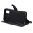 For Samsung Galaxy A21s Case 2 in 1 Detachable Magnetic Leather Wallet Mobile Cover with Strap - Black - 6
